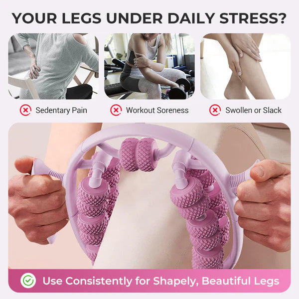 🔥 Leg Massager Roller - Ultimate Muscle Relief| Buy 1 Get 1 Free💆♀️✨