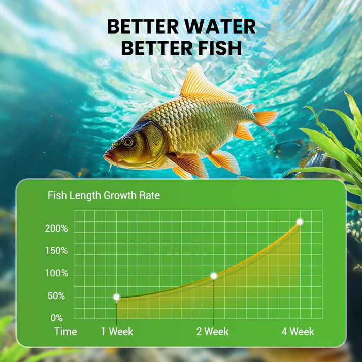 500g Premium Pond Care Powder | Water Clarifier & Algae Control 🐟