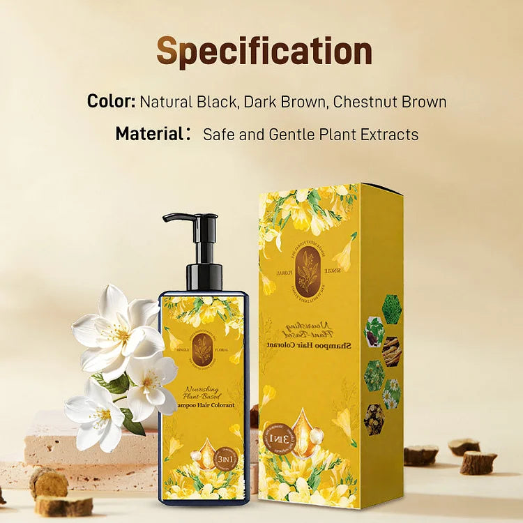 🔥Pure Natural Plant Extract💥Nurturing Herbal Hair Color ( Buy 1 Get 1 Free  )