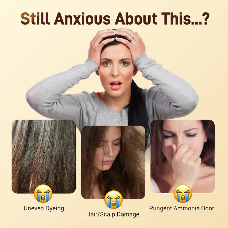🔥Pure Natural Plant Extract💥Nurturing Herbal Hair Color ( Buy 1 Get 1 Free  )
