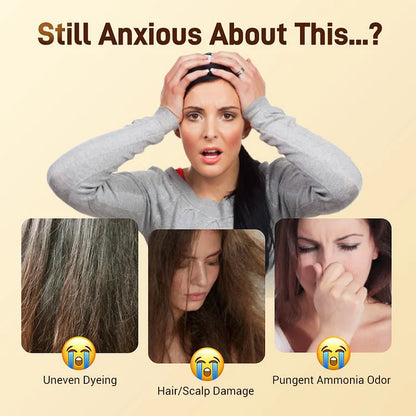 🔥Pure Natural Plant Extract💥Nurturing Herbal Hair Color ( Buy 1 Get 1 Free  )
