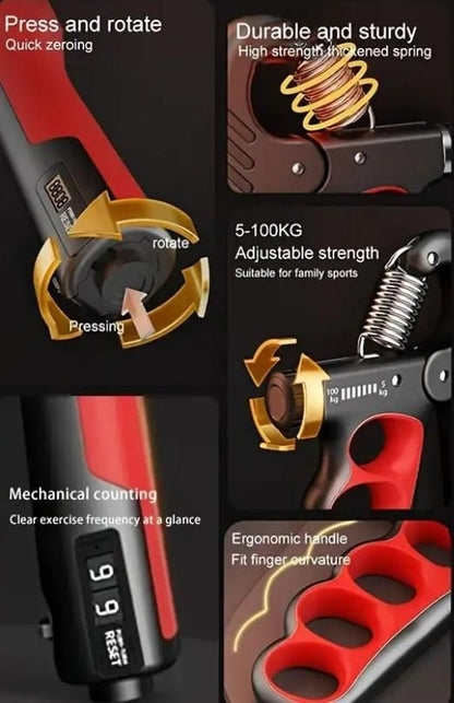 🔥New Hot Selling❤️‍🔥 Adjustable Resistance Hand Grip Strengthener